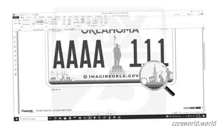 The Public Rejected This License Plate Design, But Oklahoma Officials Approved It | Carscoops